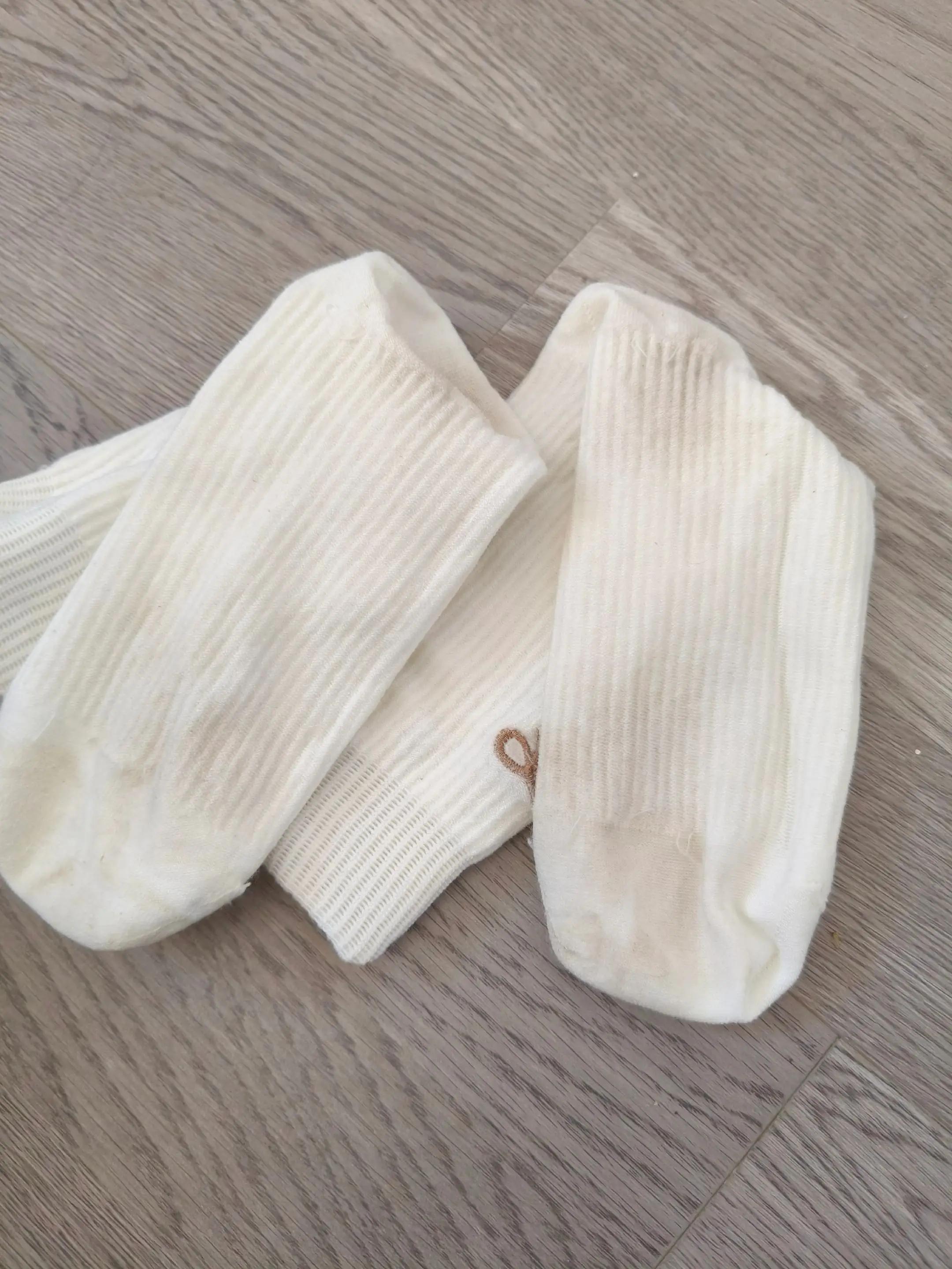 新疆超七纯棉夏季防臭透气小白袜