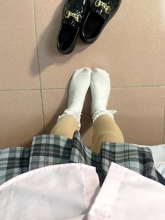 黑色小腿袜好穿百搭