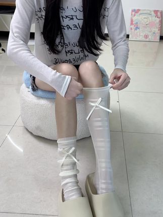 抑菌防臭不粘脚底 新疆棉束腰军训袜