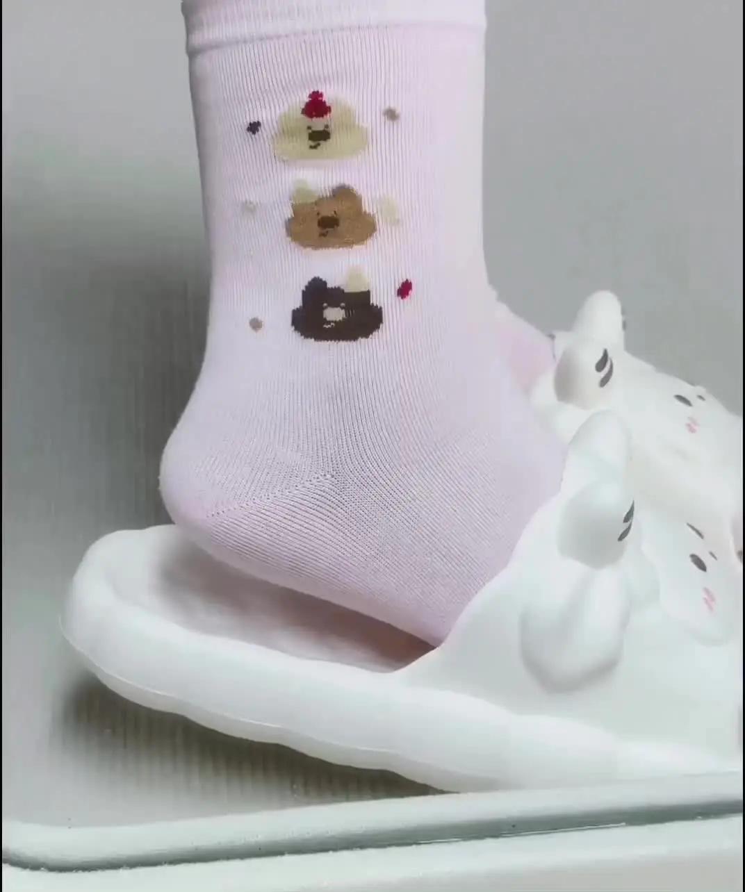 堆堆袜日常穿着显瘦修饰