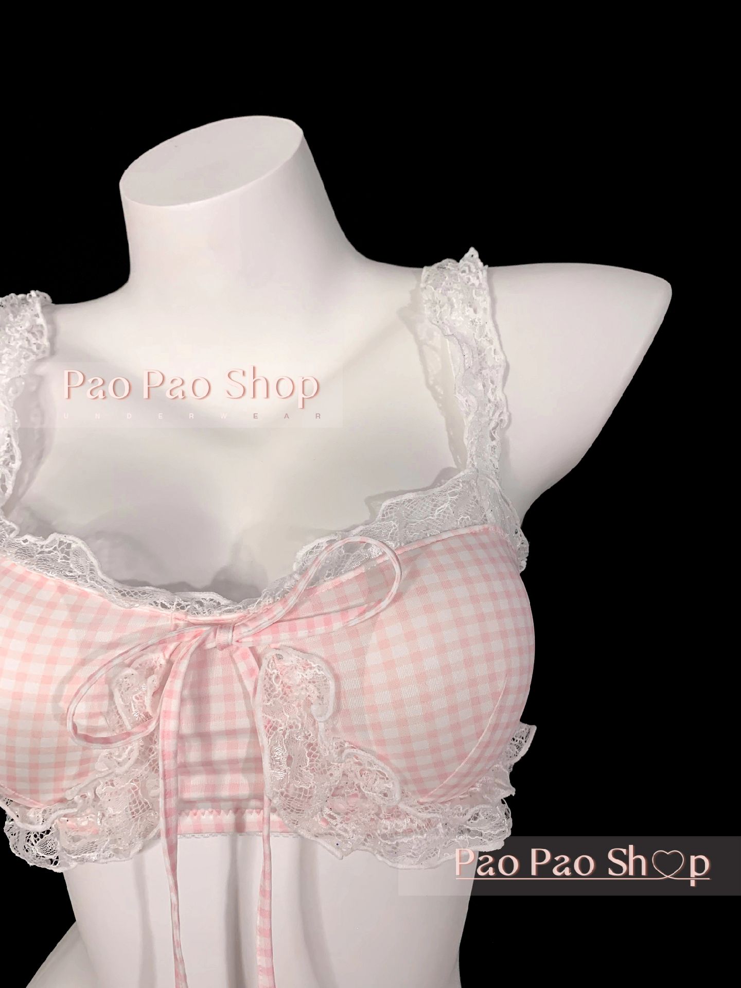 这款原味内衣采用条纹针织面料一片式轻薄亲肤不移位不下垂