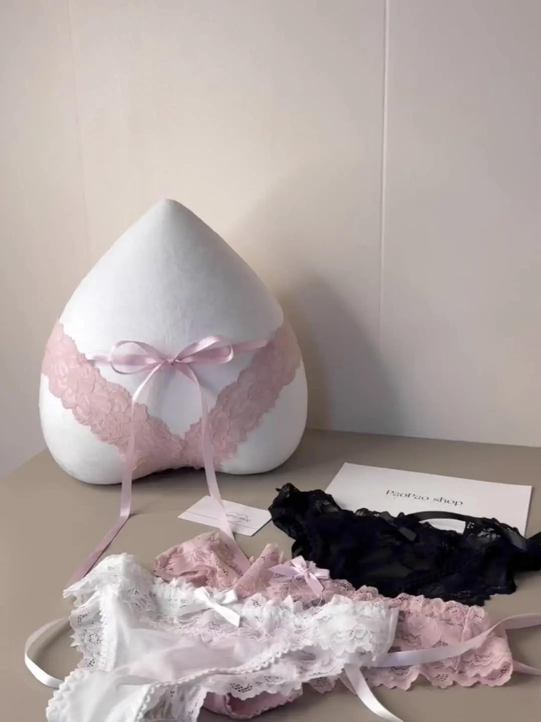 黑泡泡蕾丝内内原味穿搭