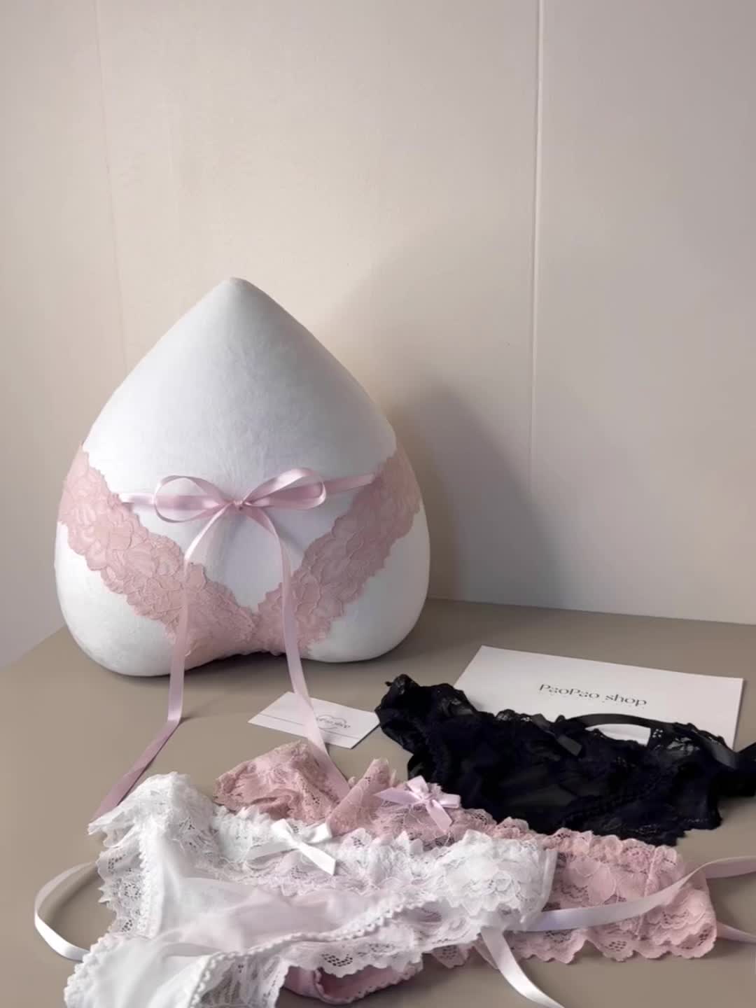 黑泡泡蕾丝内内原味穿搭