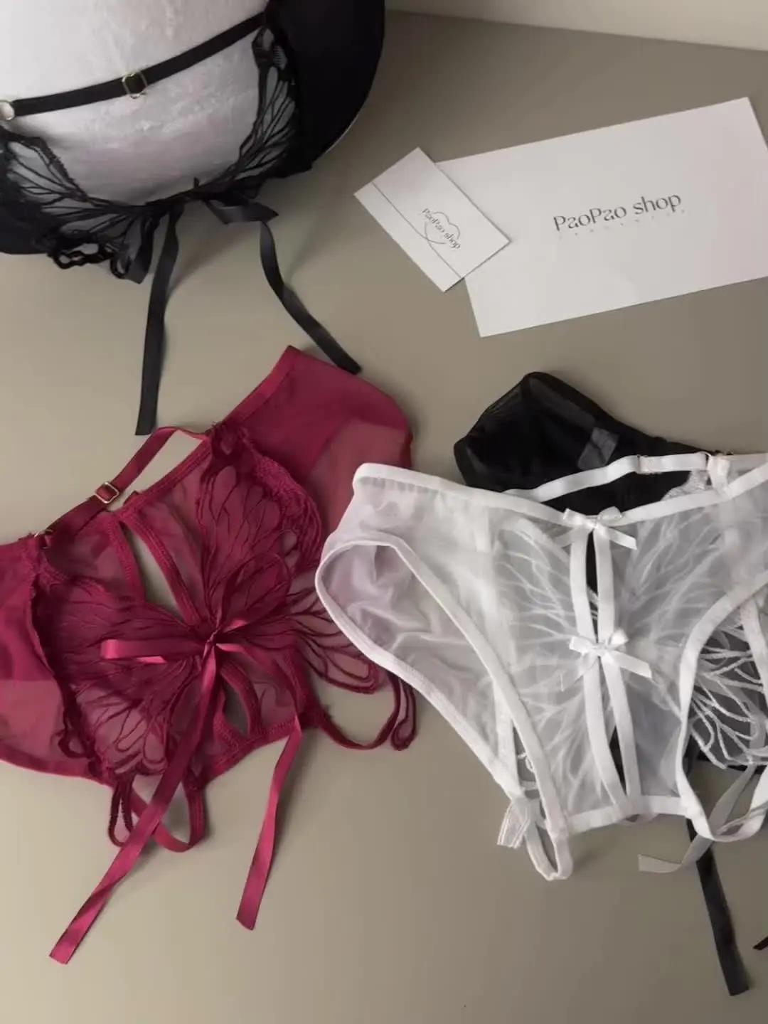 原味内裤紫色蕾丝仙女性感睡衣