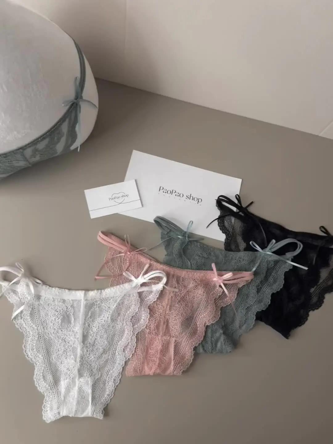 这内裤也太性感了吧贴身衣物纯欲天花板蕾丝内裤面料柔软舒适