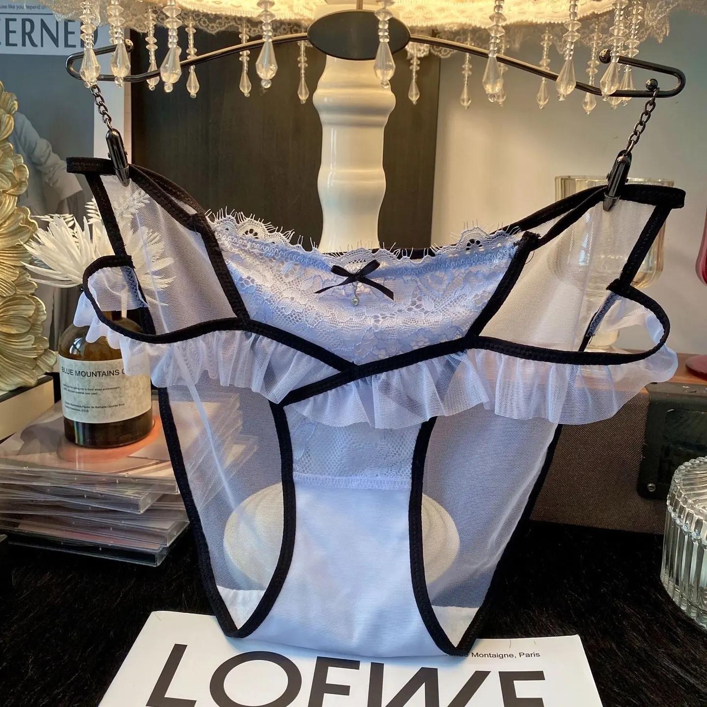 仙女の原味内衣推荐日系碎花蕾丝内裤私密好物分享