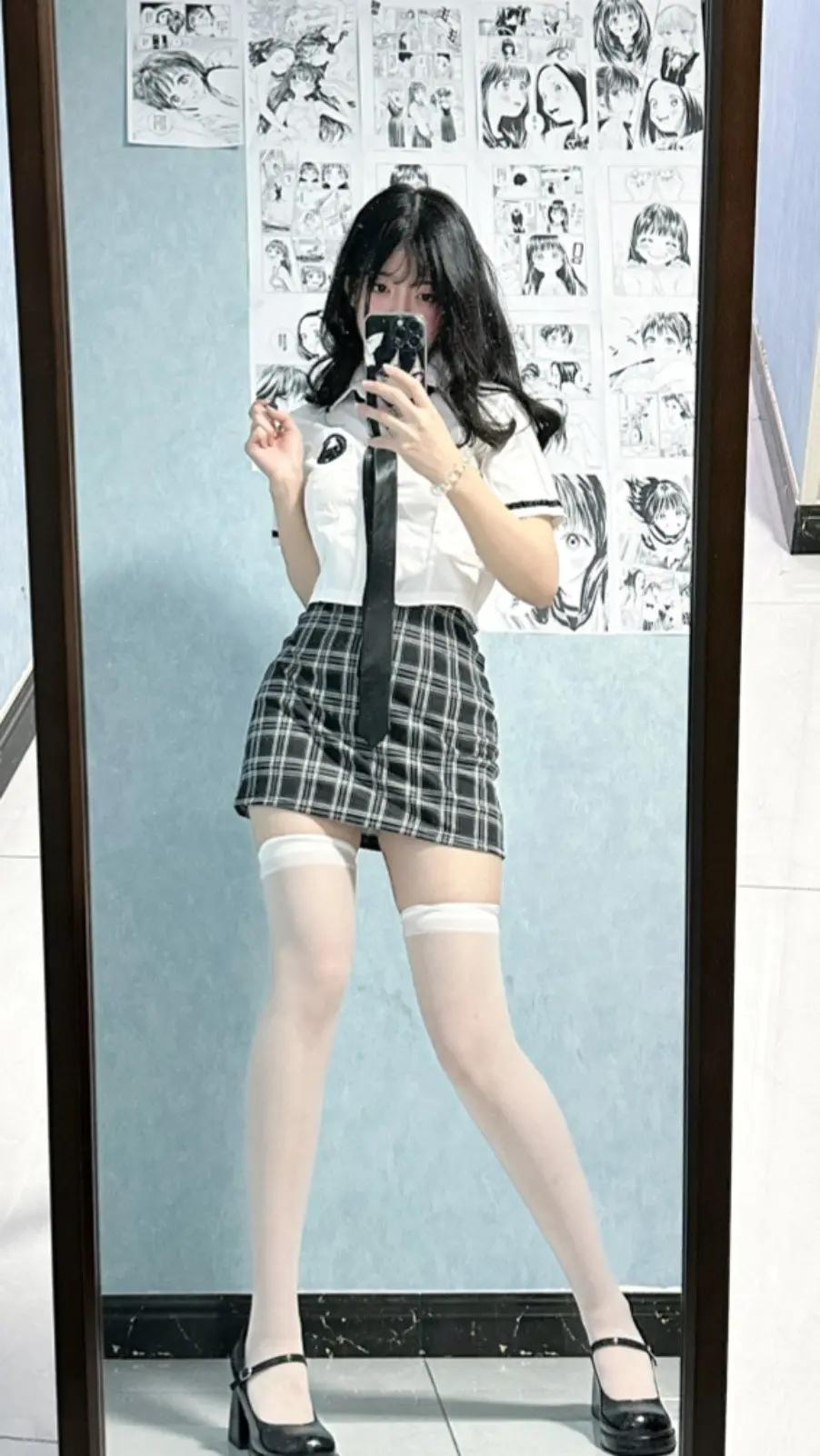 女袜黑色蕾丝原味美腿诱惑八角鞋