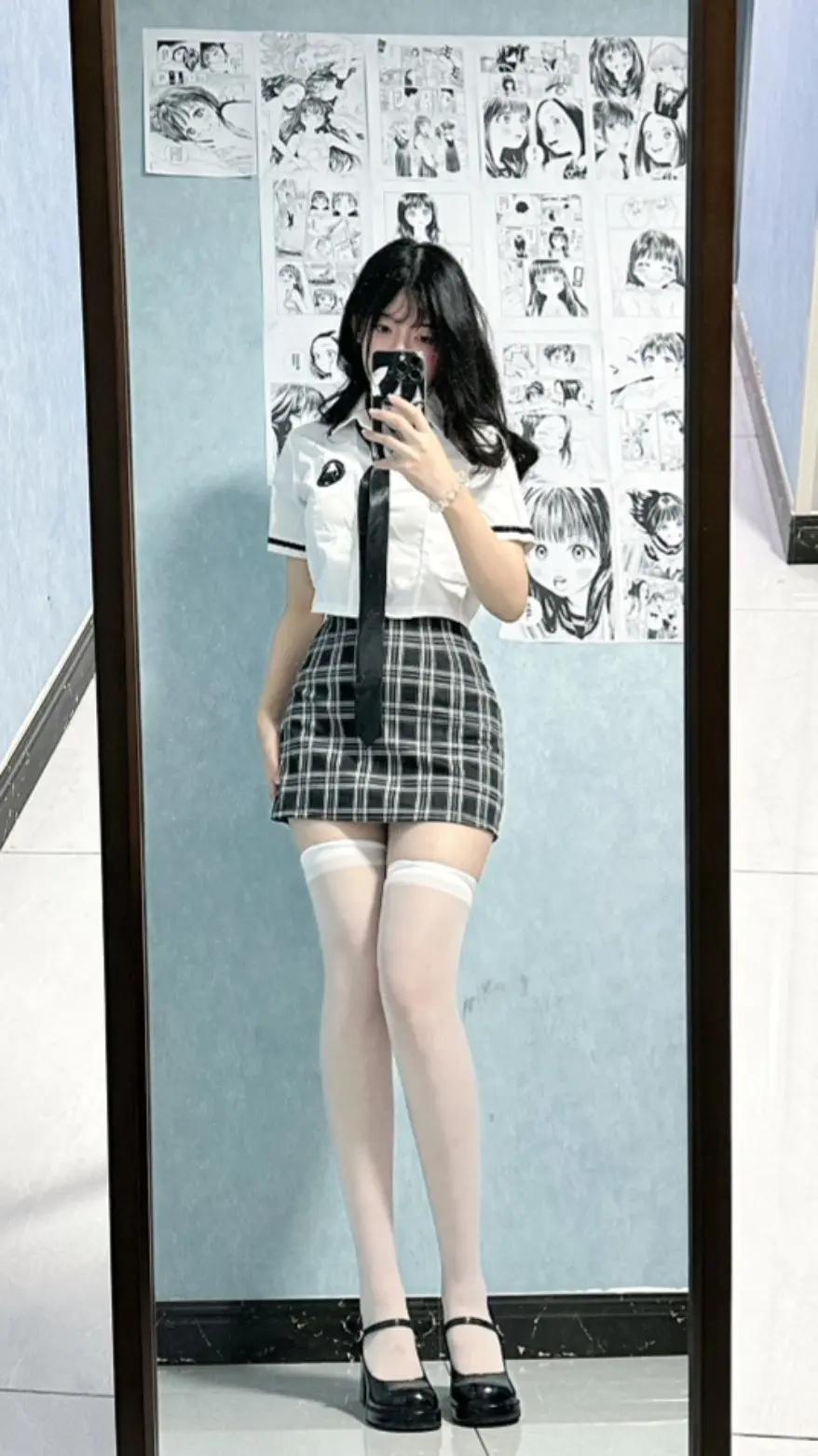 女袜黑色蕾丝原味美腿诱惑八角鞋